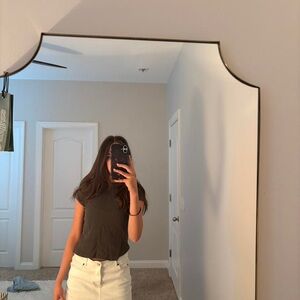 Brandy Melville Olive Green Top